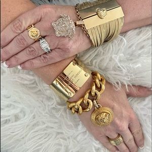 Exquisite Versace Multi-strand Medusa Bracelet